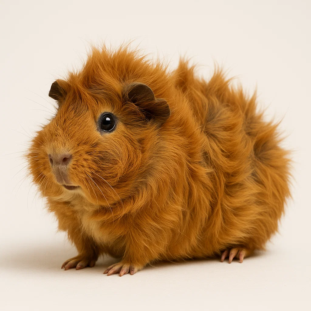 Abyssinian rosetted guinea pig