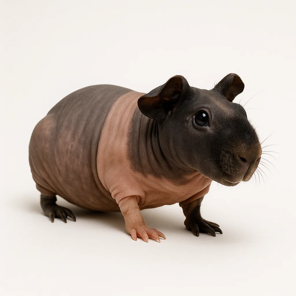 Hairless Skinny guinea pig