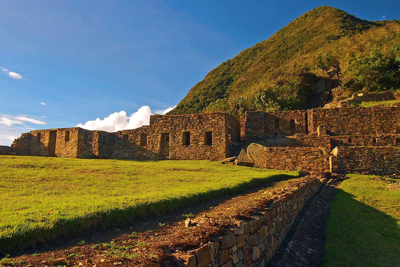 Sacred temples and enclosures at Choquequirao