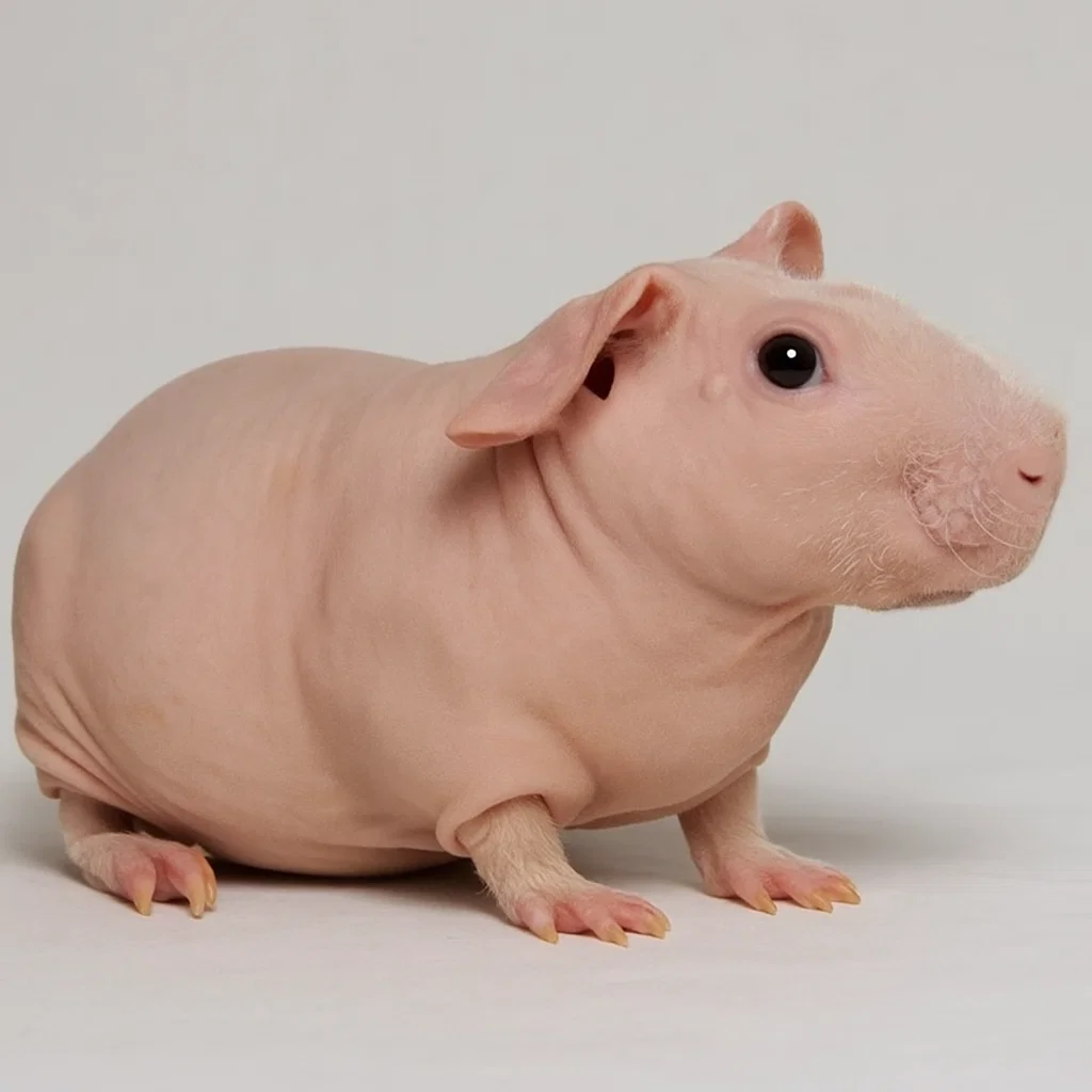 Hairless Baldwin guinea pig