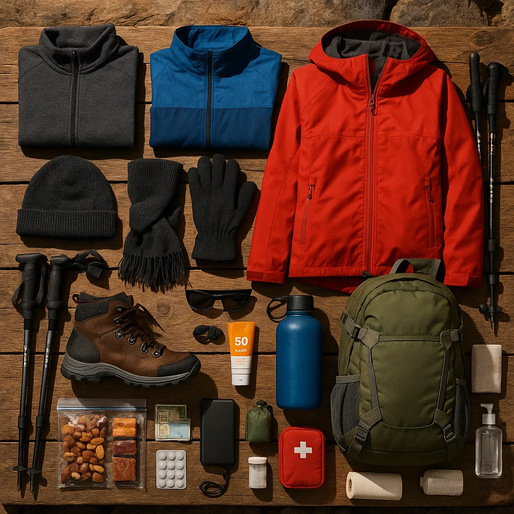 Necessary equipment for visiting Pallay Punchu