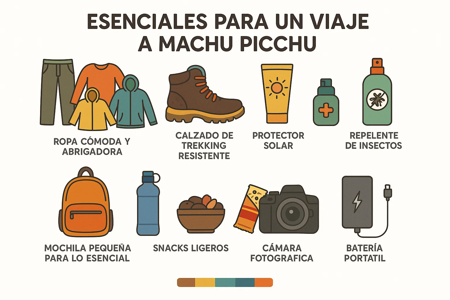 Equipaje y preparativos para visitar Machu Picchu