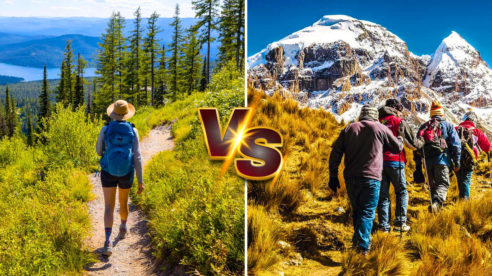 Diferencias entre hiking y trekking en los Andes