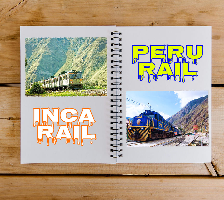 Tren atravesando el Valle Sagrado hacia Machu Picchu