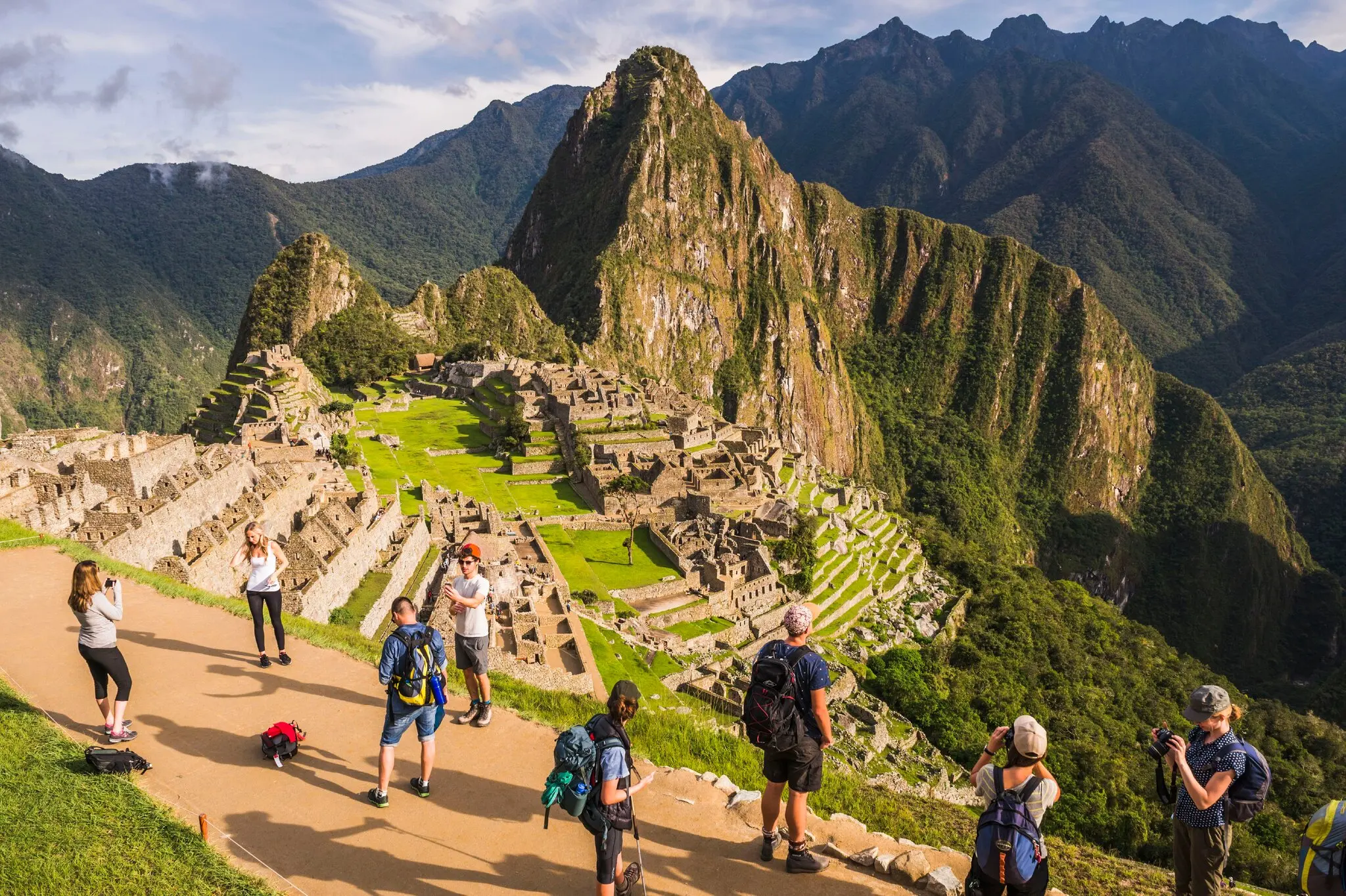 Machu Picchu as the final destination of the complete trek