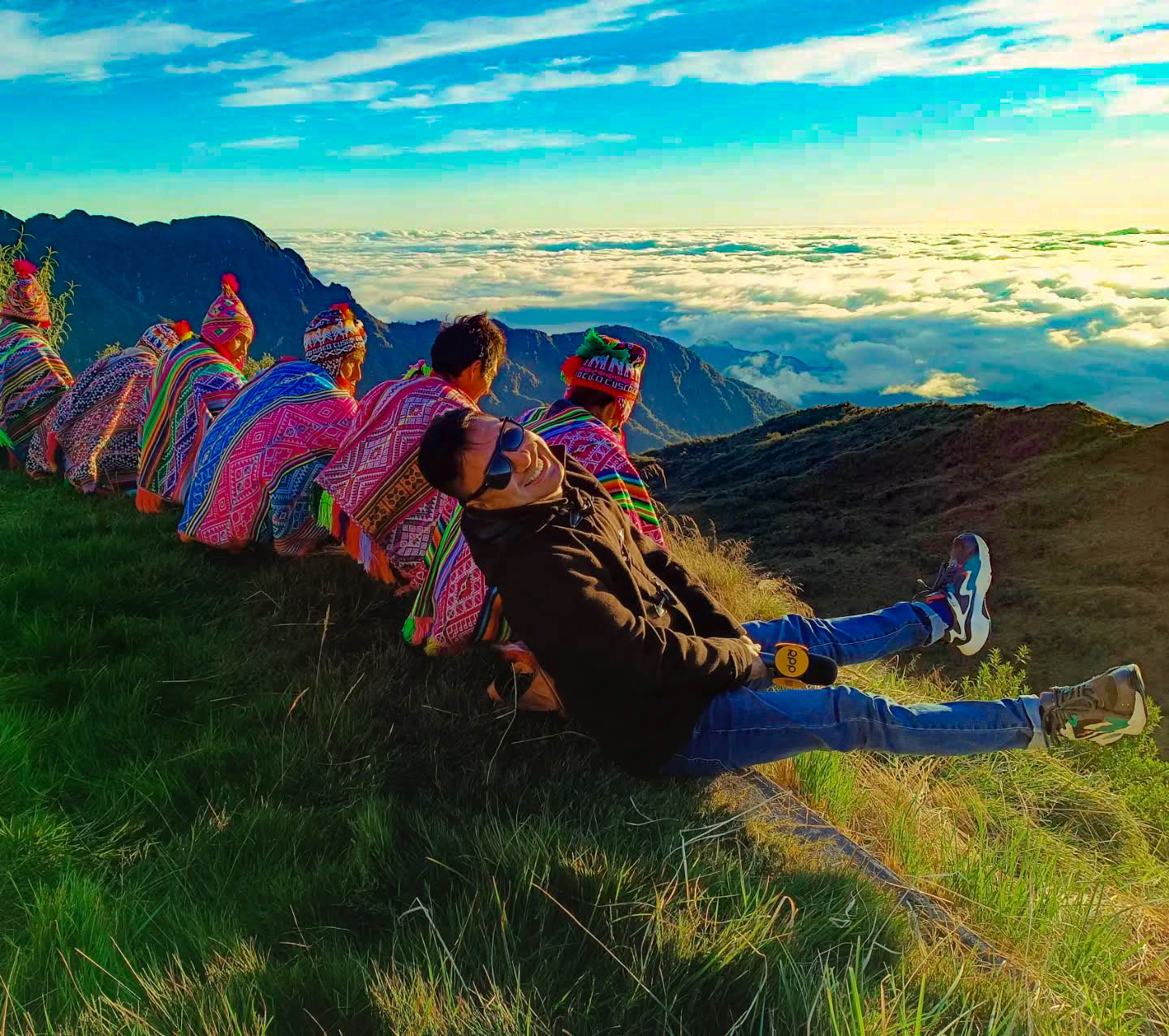 Sunrise in the Peruvian Andes