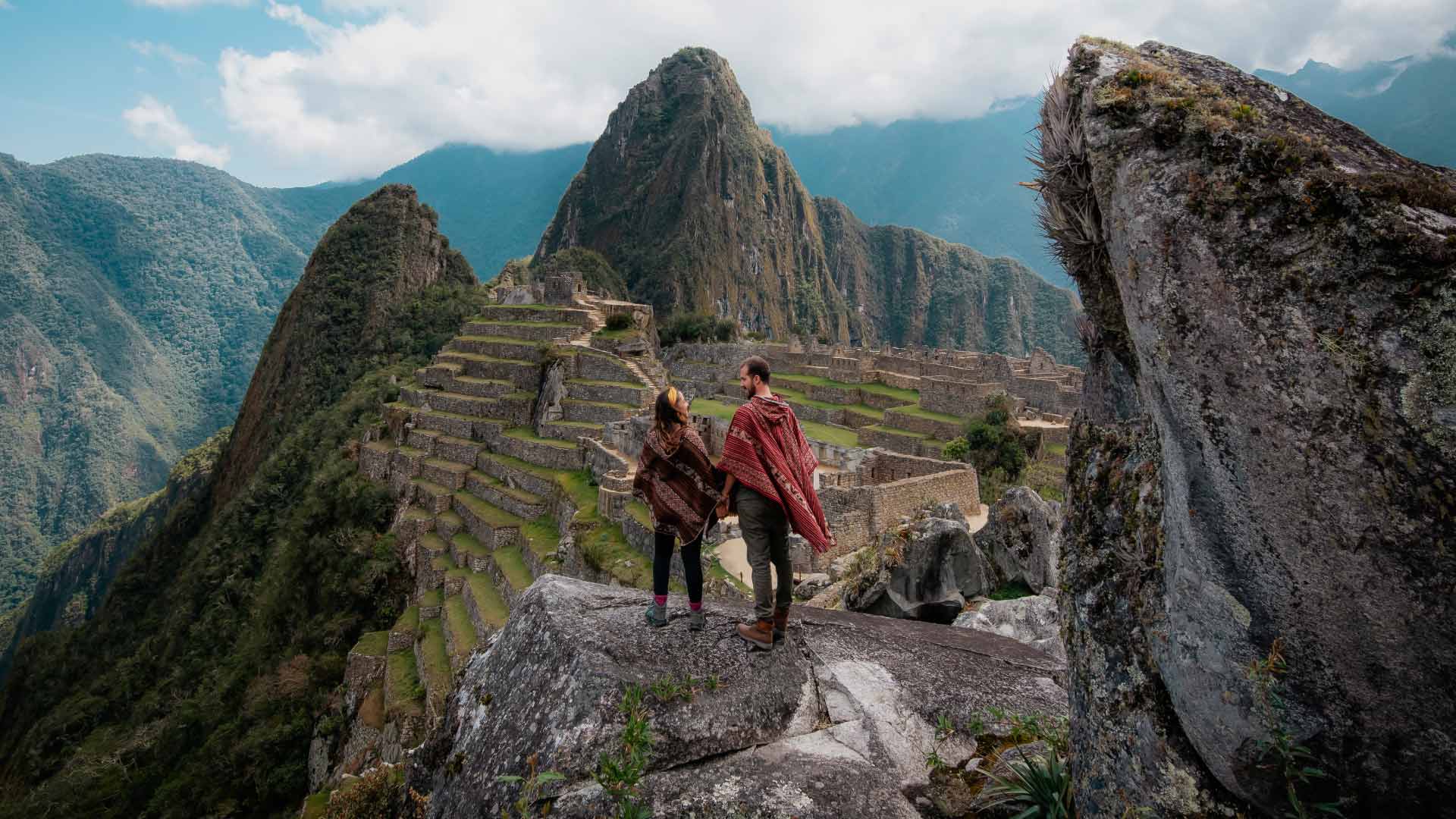 Vista panorámica de Machu Picchu