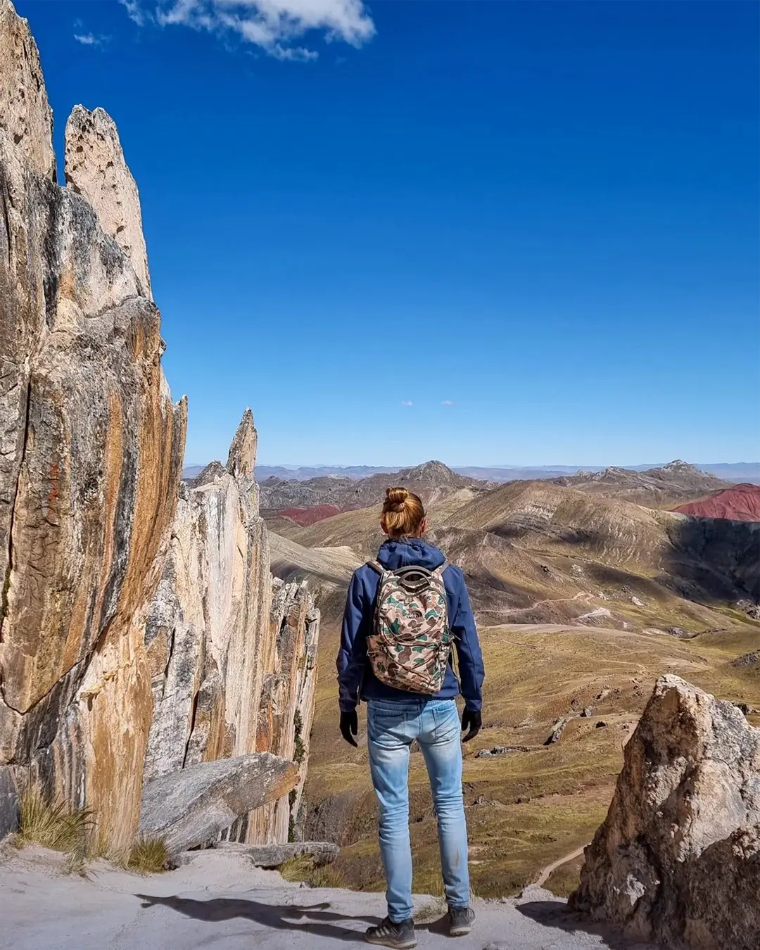 Andean village on the way to Palcoyo