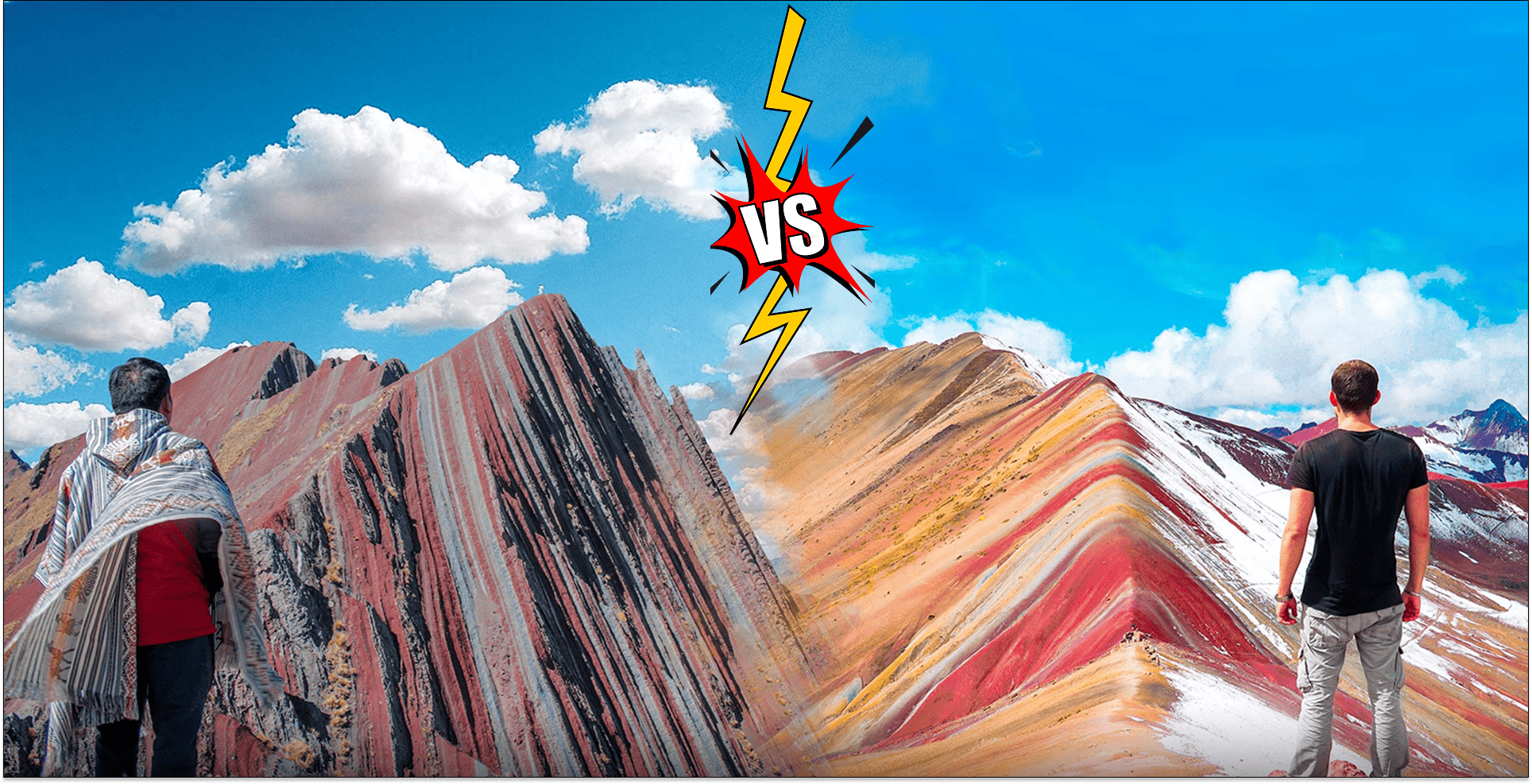 Comparison between Pallay Punchu and Vinicunca