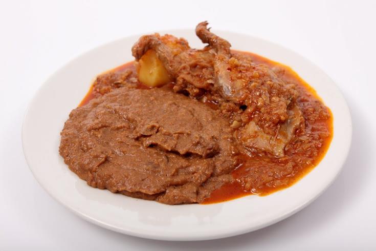 Plato de cuy en pepián