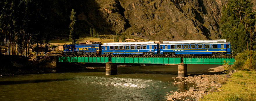 Estación de tren de Ollantaytambo en el Valle Sagrado