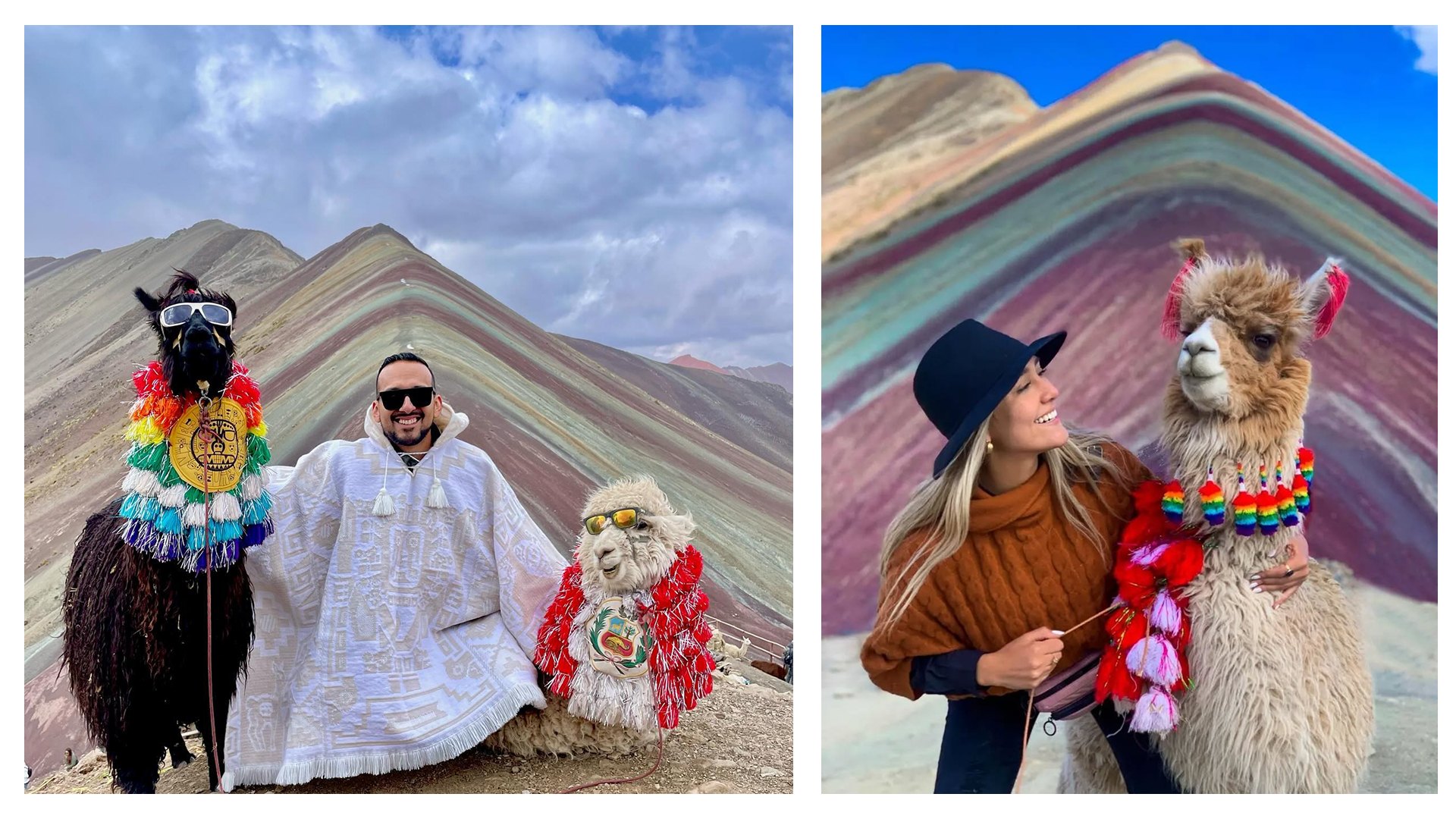 Turistas disfrutando Vinicunca